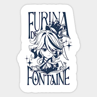 Genshin Impact Furina - Genshin Furina Sticker